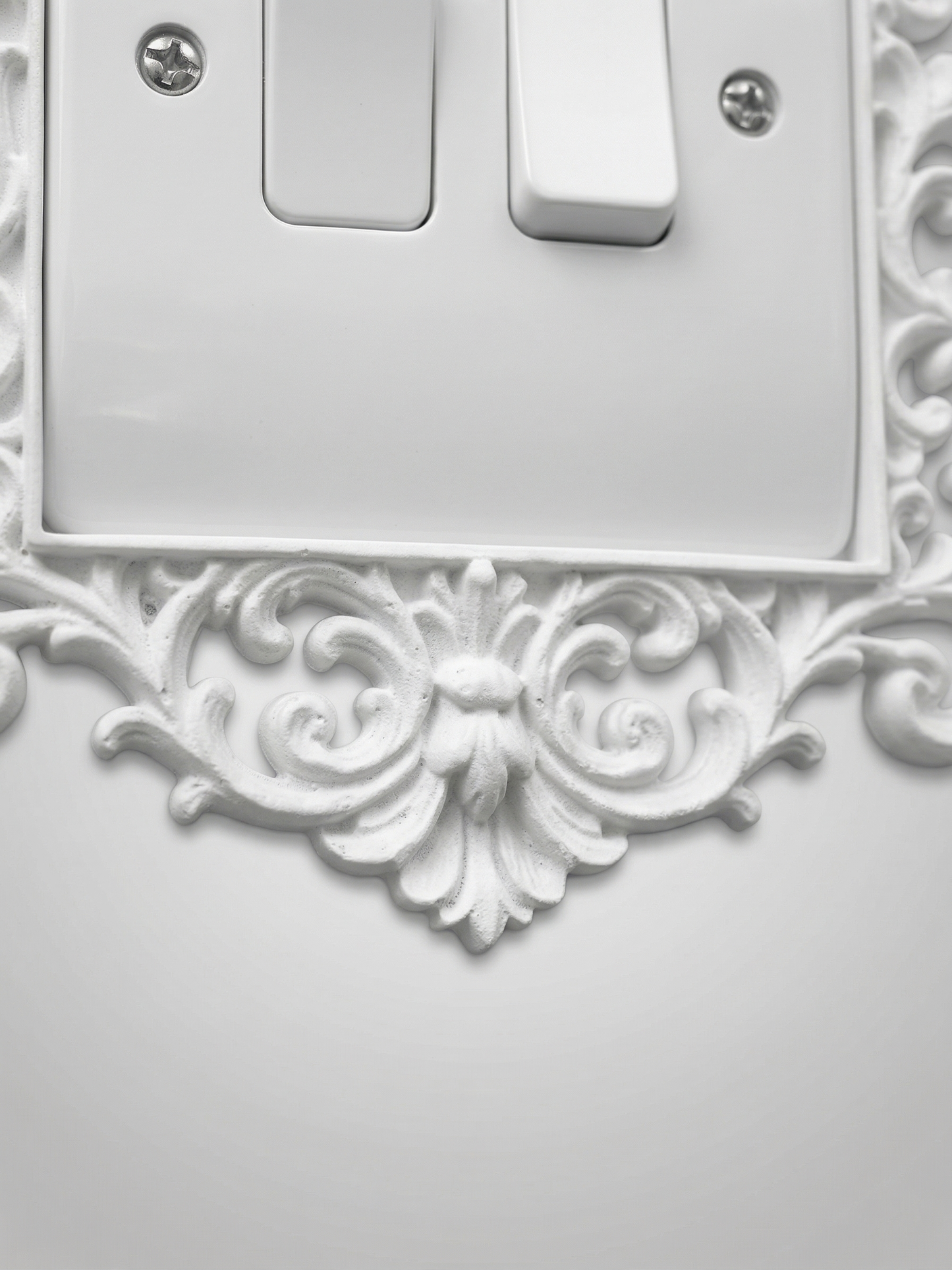 Victorian Filigree Light Switch Surround | Frame | Ornate Baroque Wall Decor