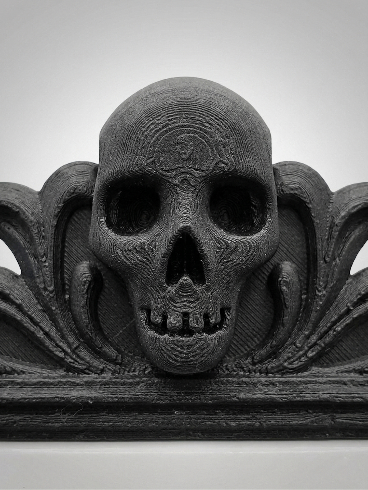 Gothic Skull & Rose Light Switch Surround / Frame (UK Standard)