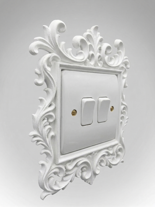 Victorian Elegance - 3D Printed Ornamental Light Switch Surround | Frame