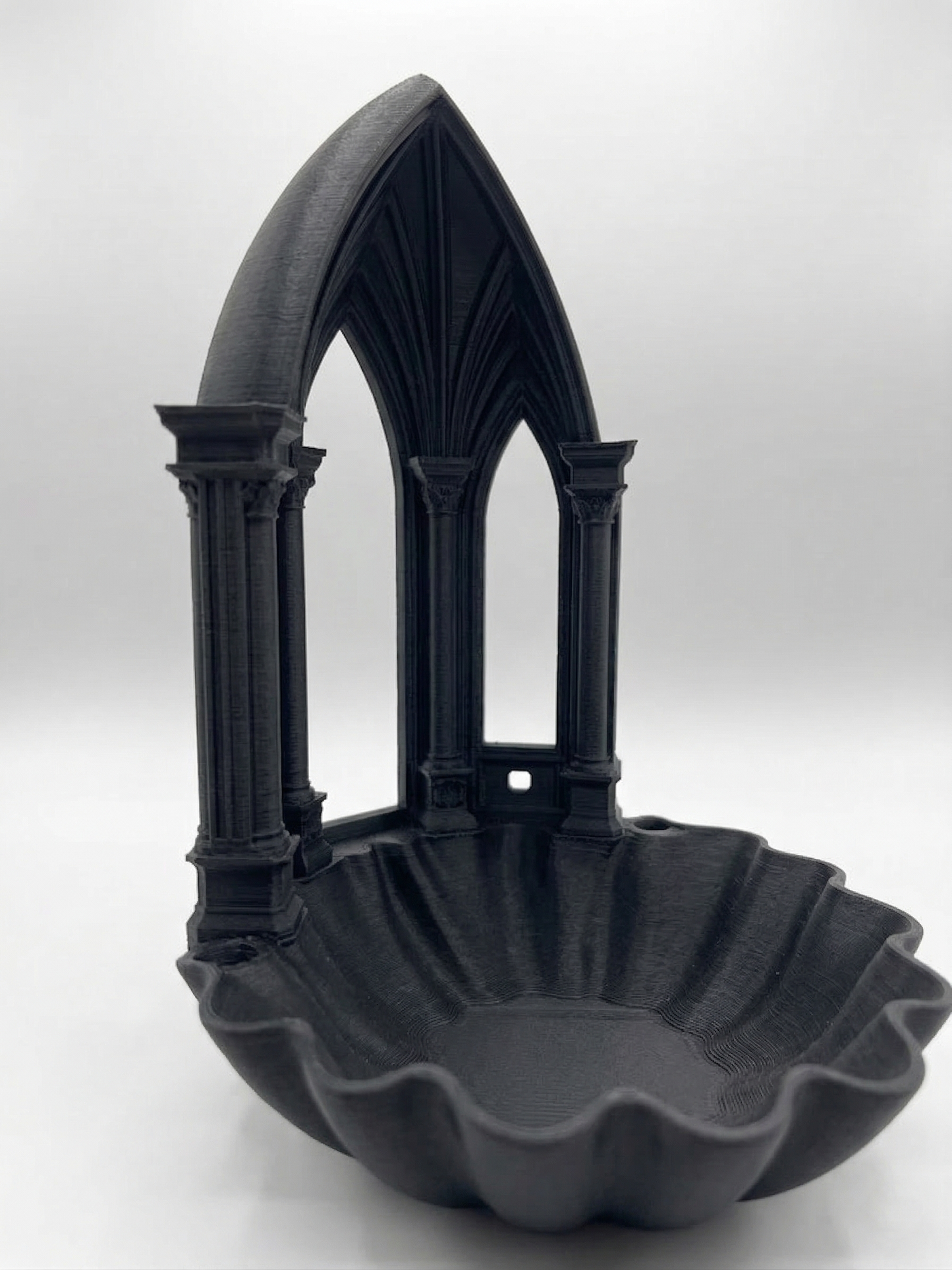 Gothic Colonnade Ring Dish 3D Printed | Dark Academia Jewelry Tray | Gothic Arch Decor | Witchy Gift