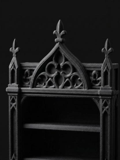 Gothic Cathedral Shelf 3D Printed | Crystal & Jewellery Display | Witchy Altar Decor | Dark Academia Gift