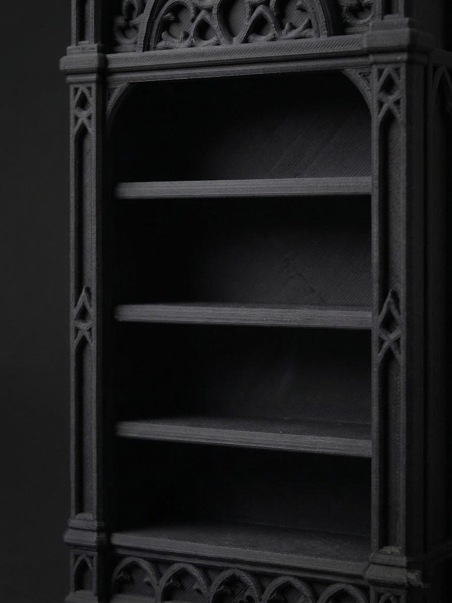 Gothic Cathedral Shelf 3D Printed | Crystal & Jewellery Display | Witchy Altar Decor | Dark Academia Gift