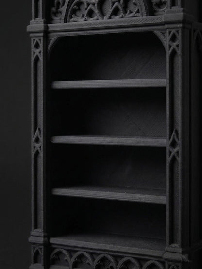 Gothic Cathedral Shelf 3D Printed | Crystal & Jewellery Display | Witchy Altar Decor | Dark Academia Gift
