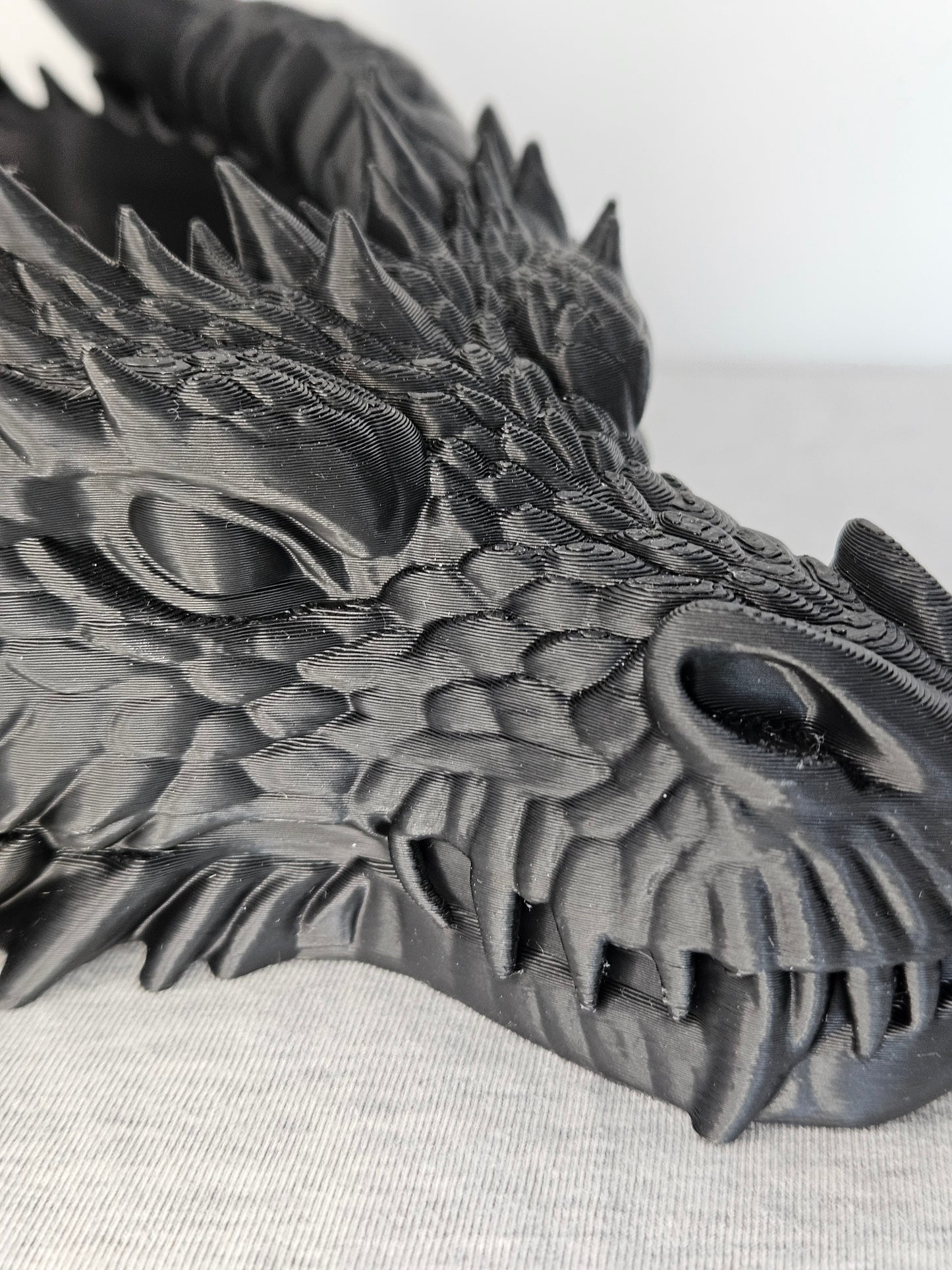 Dragon Head Container 3D Printed | Trinket Storage & Display | Gothic Fantasy Decor | Dark Academia Gift