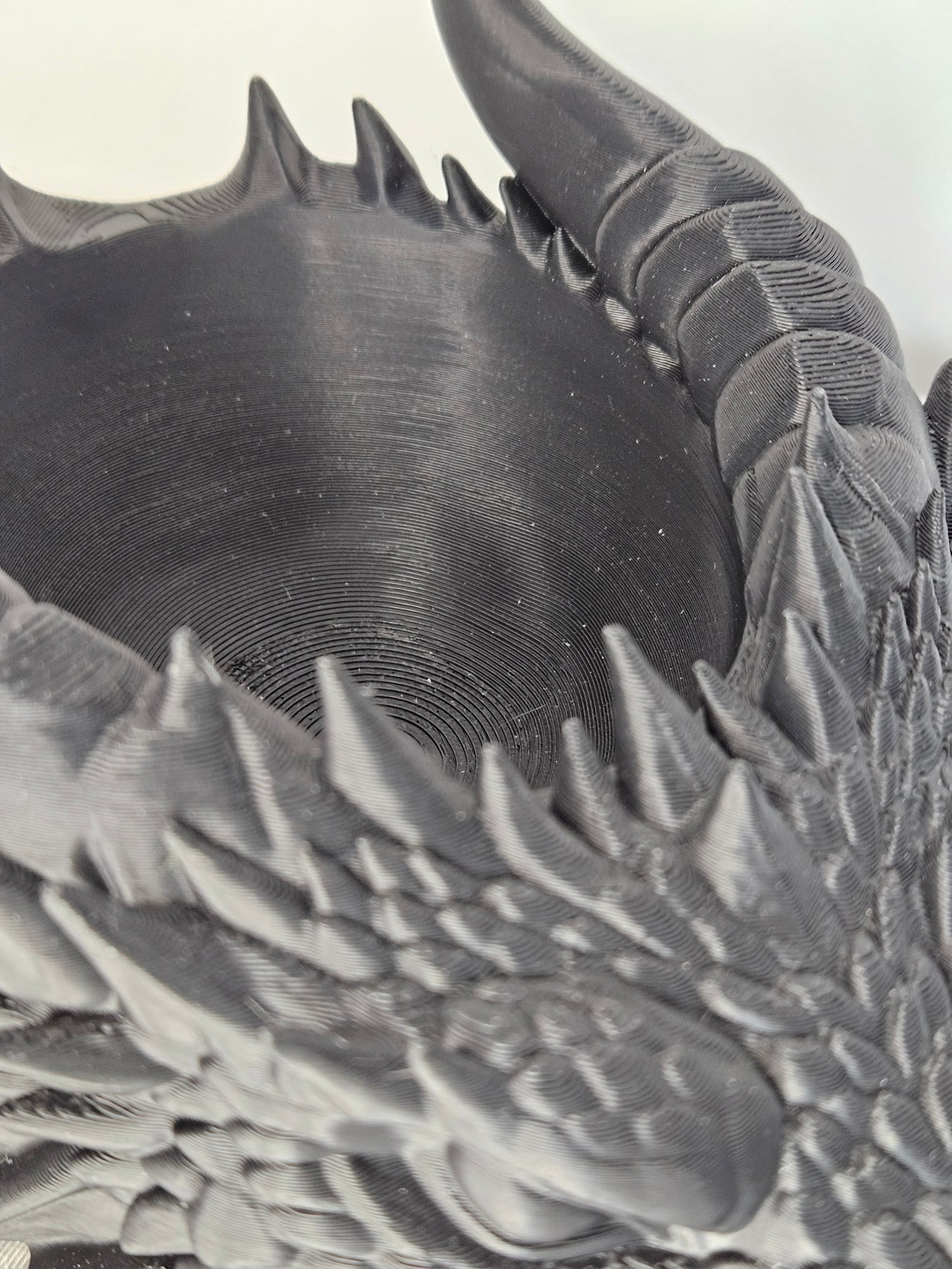 Dragon Head Container 3D Printed | Trinket Storage & Display | Gothic Fantasy Decor | Dark Academia Gift