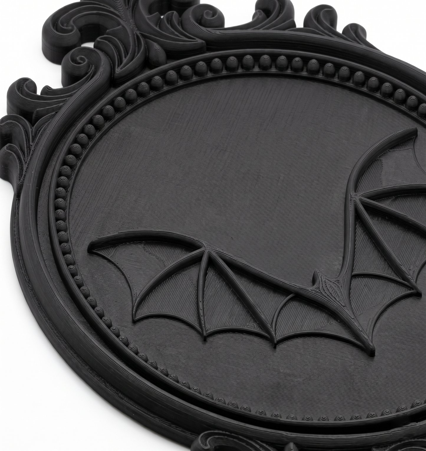 Bat Wall Decor | FDM 3D Printed PLA Wall Art | Gothic Dark Home Decor