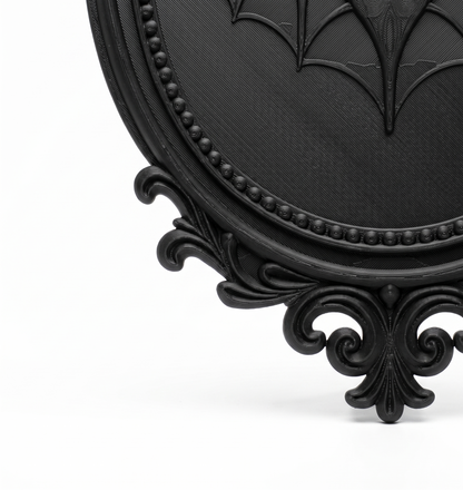 Bat Wall Decor | FDM 3D Printed PLA Wall Art | Gothic Dark Home Decor