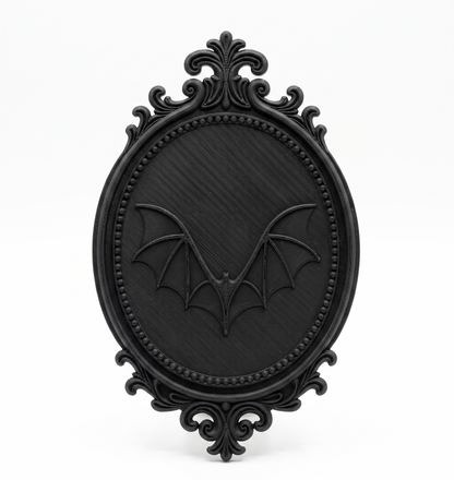 Bat Wall Decor | FDM 3D Printed PLA Wall Art | Gothic Dark Home Decor