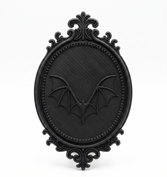 Bat Wall Decor | FDM 3D Printed PLA Wall Art | Gothic Dark Home Decor