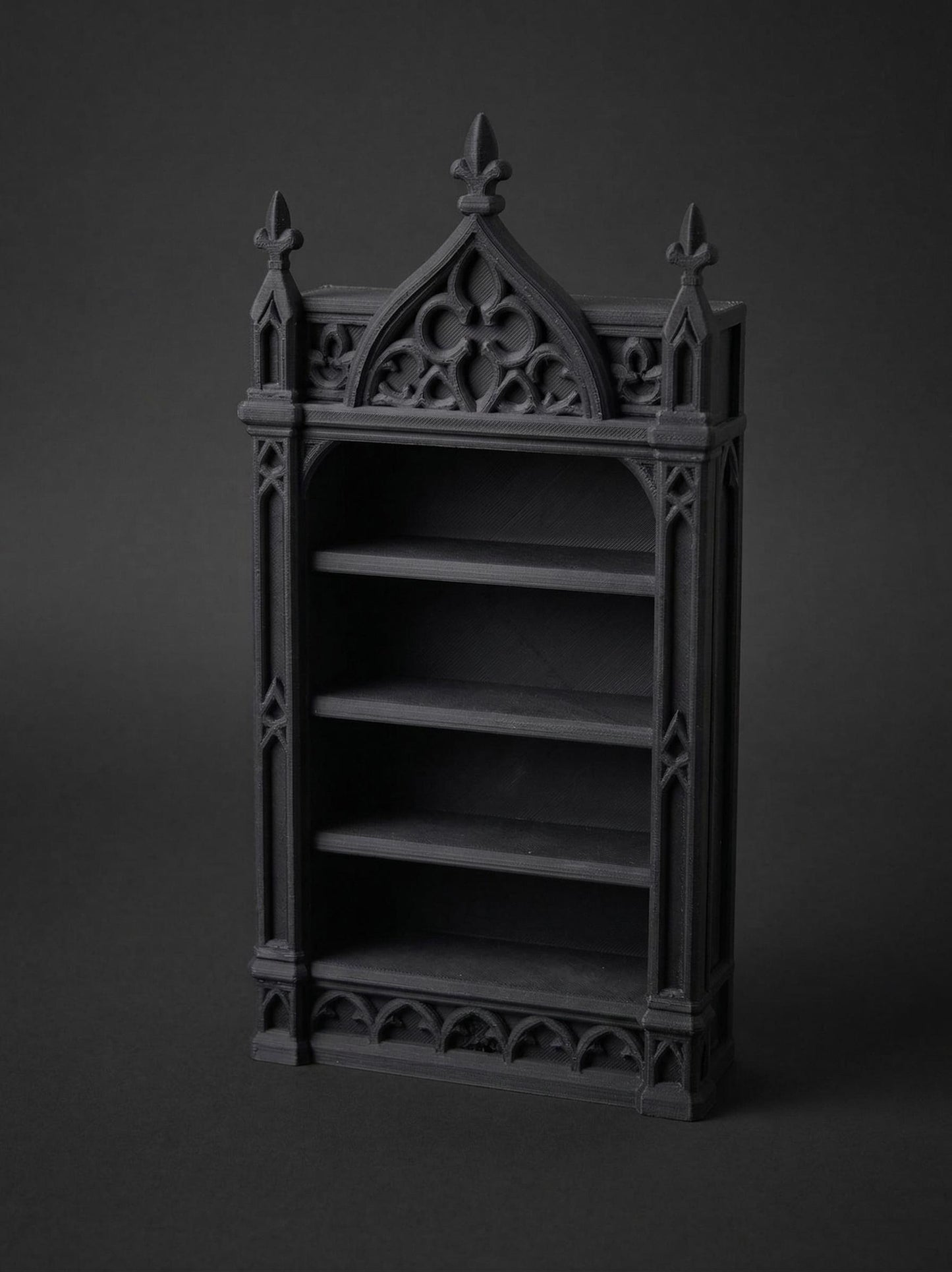 Gothic Cathedral Shelf 3D Printed | Crystal & Jewellery Display | Witchy Altar Decor | Dark Academia Gift
