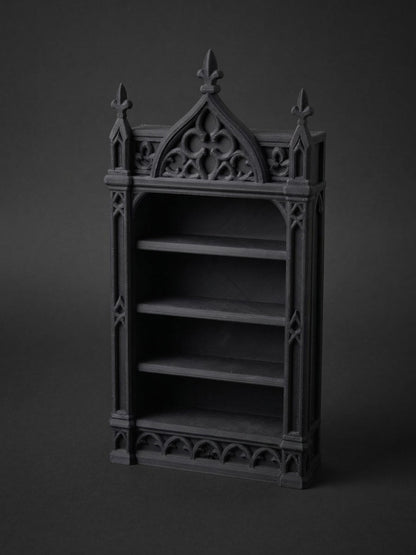 Gothic Cathedral Shelf 3D Printed | Crystal & Jewellery Display | Witchy Altar Decor | Dark Academia Gift