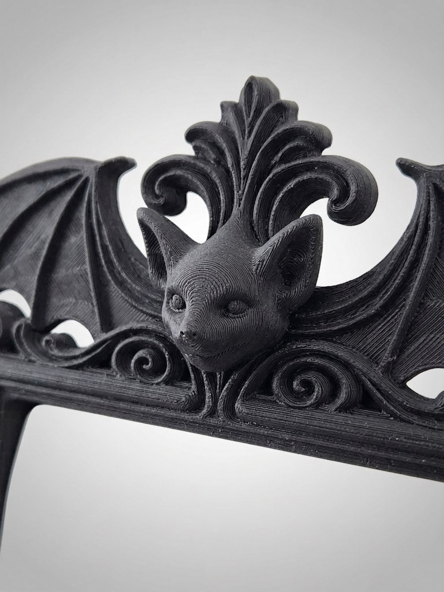 Gothic Bat light switch Surround | Frame | with bat decoration - witchy decor - dark academia