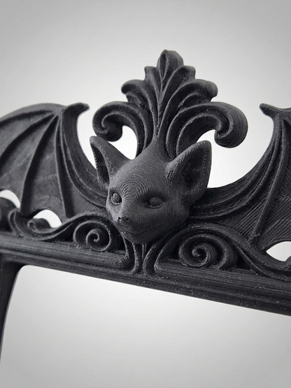 Gothic Bat light switch Surround | Frame | with bat decoration - witchy decor - dark academia