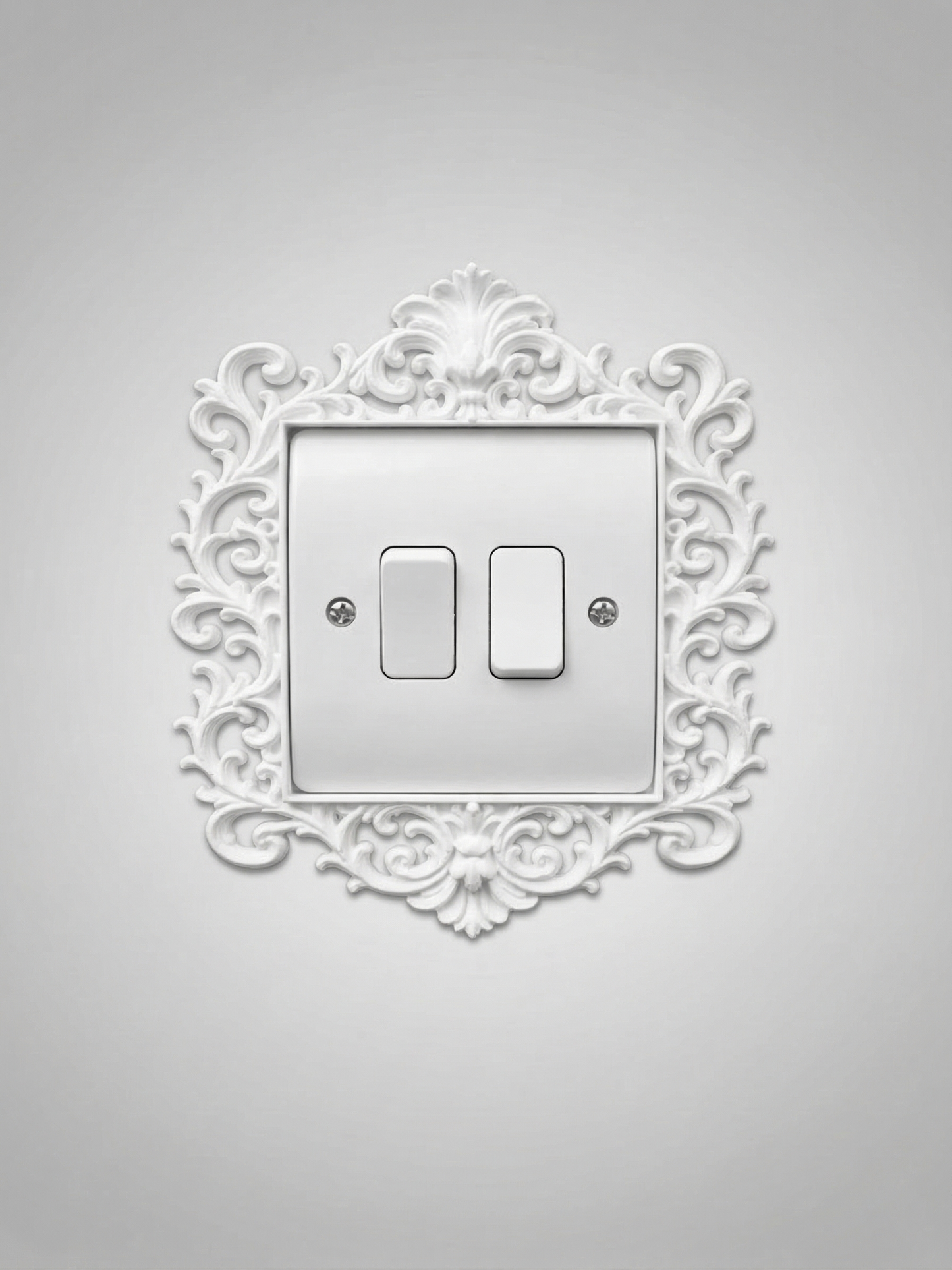 Victorian Filigree Light Switch Surround | Frame | Ornate Baroque Wall Decor