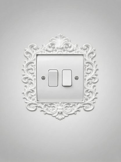 Victorian Filigree Light Switch Surround | Frame | Ornate Baroque Wall Decor