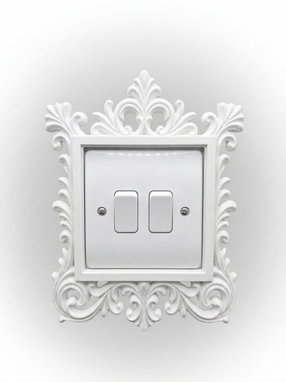 Baroque Elegance - 3D Printed Ornamental Light Switch Surround | Frame | Shabby Chic