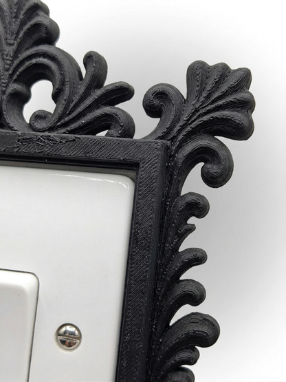 Baroque Elegance - 3D Printed Ornamental Light Switch Surround | Frame | Shabby Chic