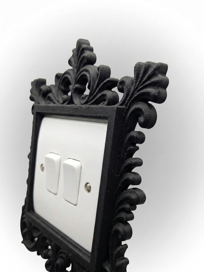 Baroque Elegance - 3D Printed Ornamental Light Switch Surround | Frame | Shabby Chic