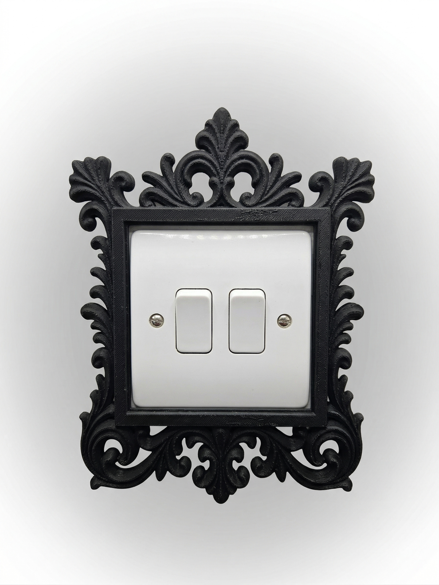 Baroque Elegance - 3D Printed Ornamental Light Switch Surround | Frame | Shabby Chic