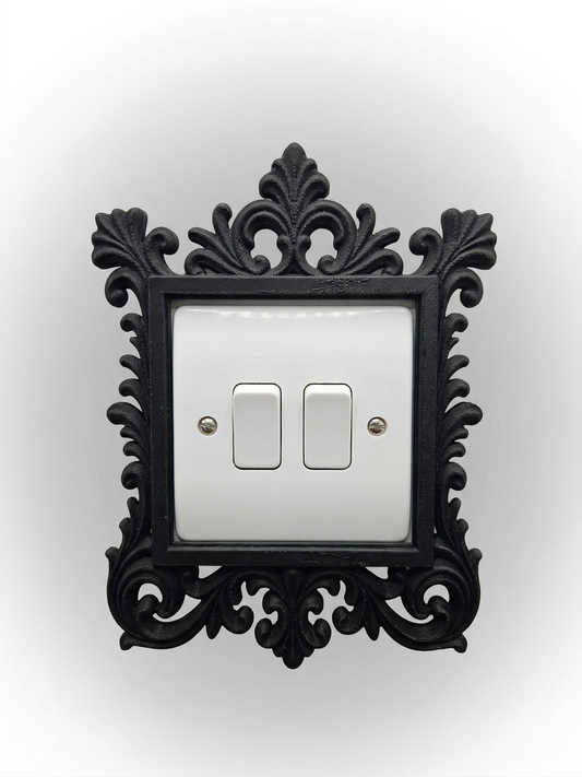 Baroque Elegance - 3D Printed Ornamental Light Switch Surround | Frame | Shabby Chic