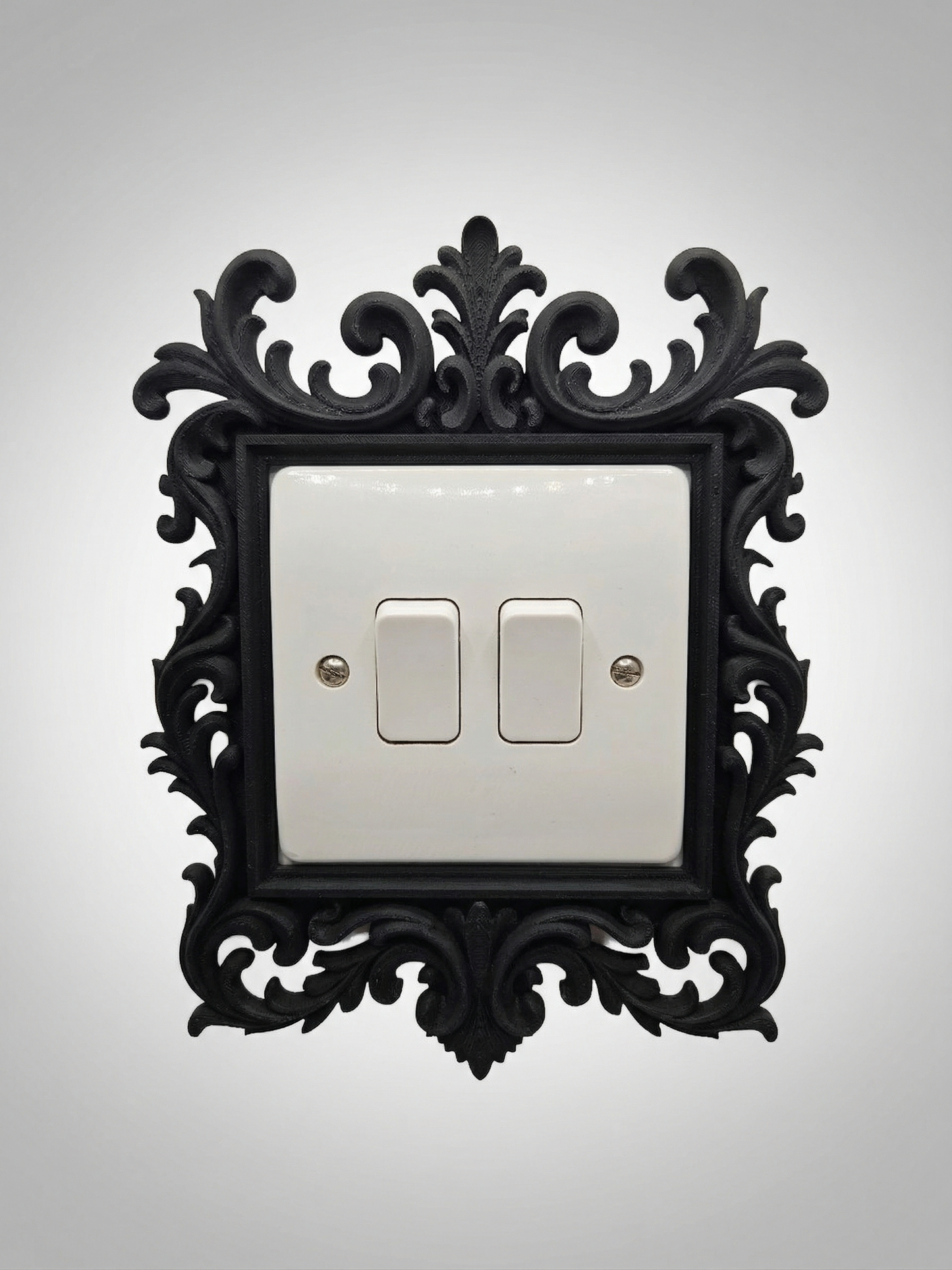 Victorian Elegance - 3D Printed Ornamental Light Switch Surround | Frame