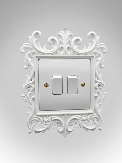 Victorian Elegance - 3D Printed Ornamental Light Switch Surround | Frame
