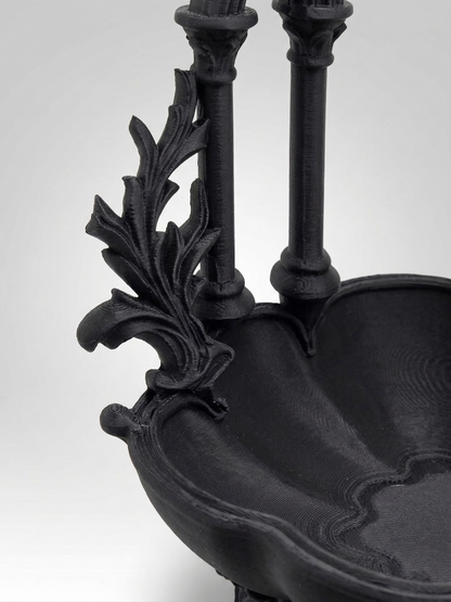 Gothic Cathedral Jewelry Dish 3D Printed | Colonnade Bowl | Dark Academia Altar Decor | Gothic Gift