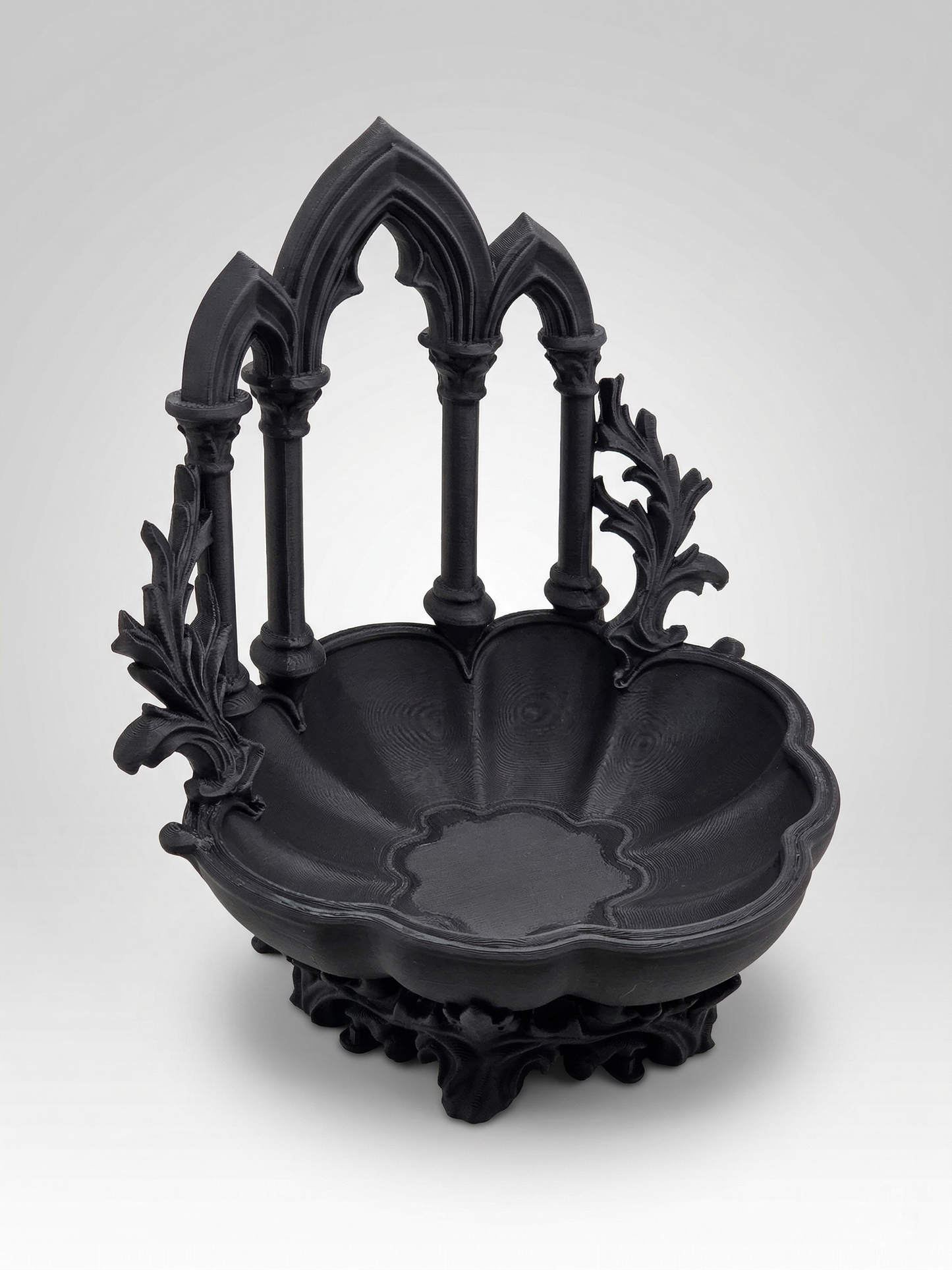 Gothic Cathedral Jewelry Dish 3D Printed | Colonnade Bowl | Dark Academia Altar Decor | Gothic Gift
