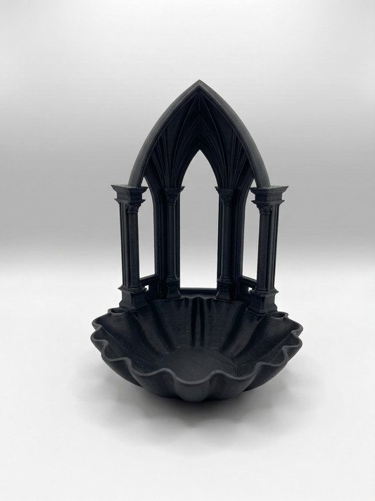 Gothic Colonnade Ring Dish 3D Printed | Dark Academia Jewelry Tray | Gothic Arch Decor | Witchy Gift