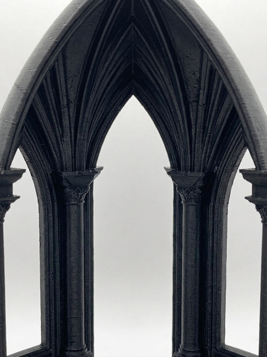 Gothic Colonnade Ring Dish 3D Printed | Dark Academia Jewelry Tray | Gothic Arch Decor | Witchy Gift